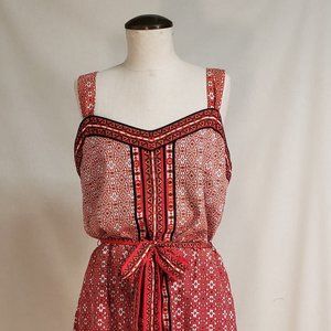 White House Black Market Red Summer Dress
